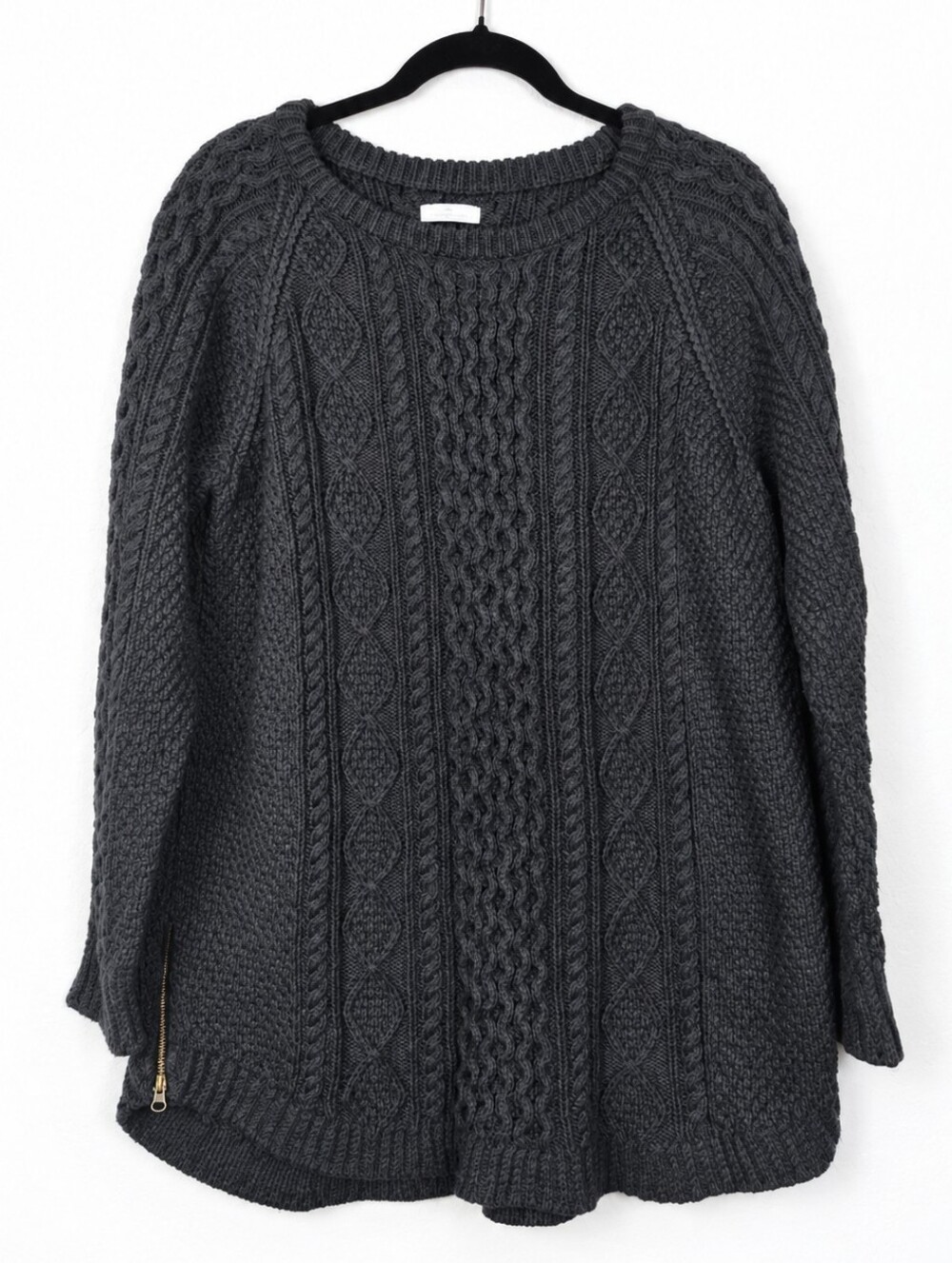 L.L.Bean Signature XL Cable Knit Fisherman Sweater Coastal Quiet Luxury